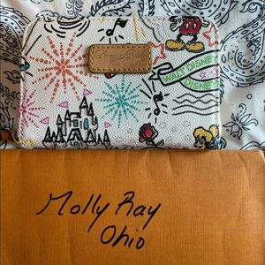 Dooney and Bourke Disney Sketch Compact Wallet
